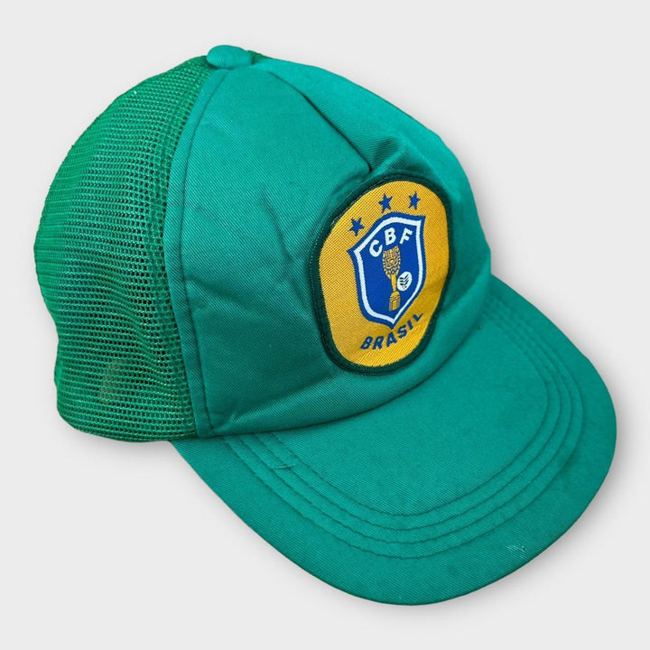 Brasilien-Fußballkappe aus den 90ern – Einheitsgröße
