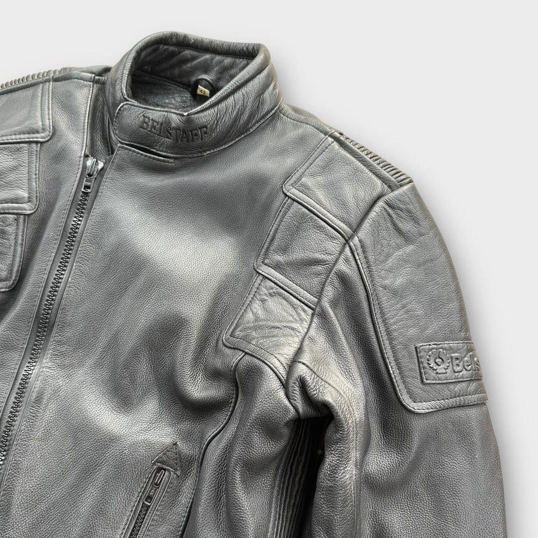 Belstaff Leder-Bikerjacke – klein (Maße prüfen)