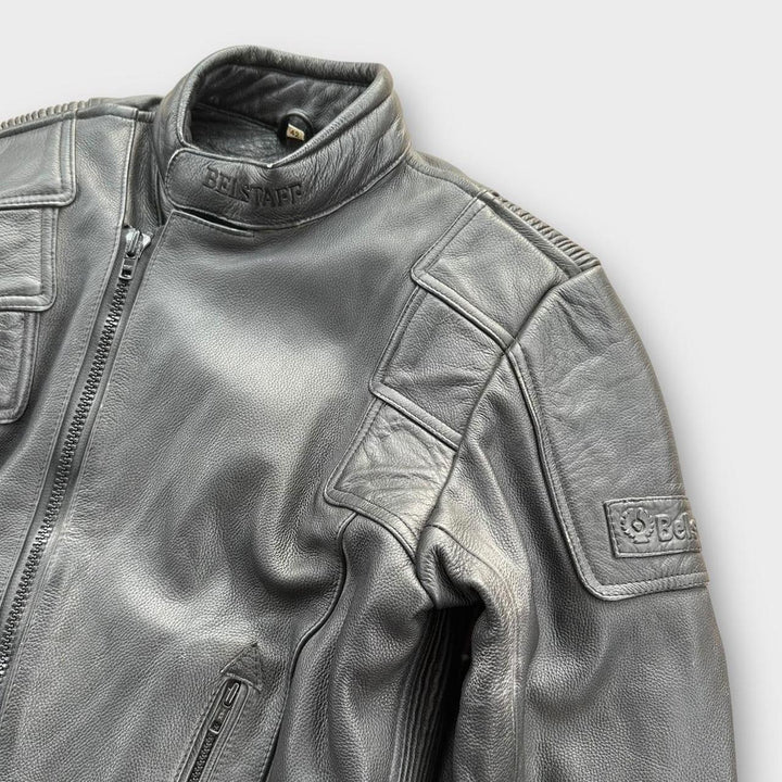 Belstaff Leder-Bikerjacke – klein (Maße prüfen)