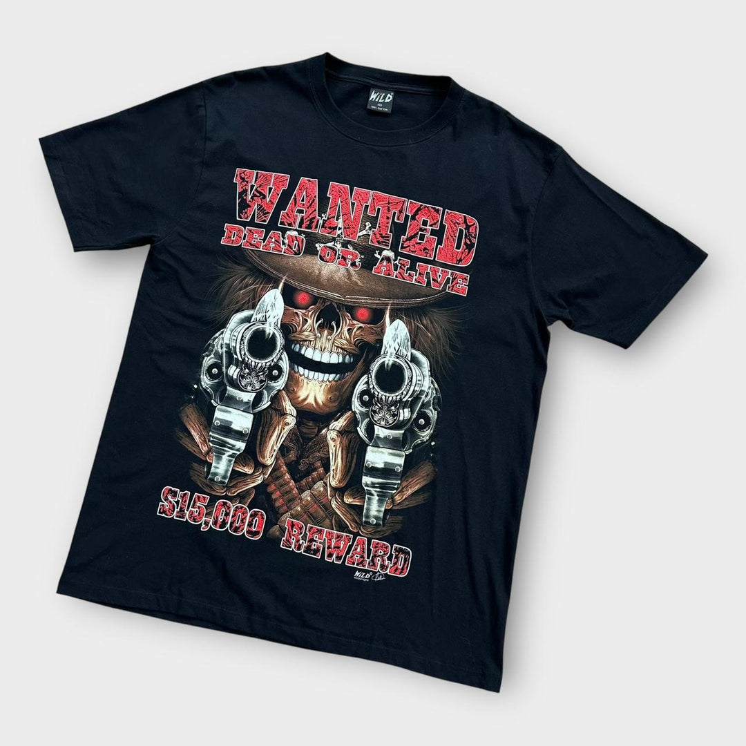 T-Shirt mit Totenkopf-Grafik – XL