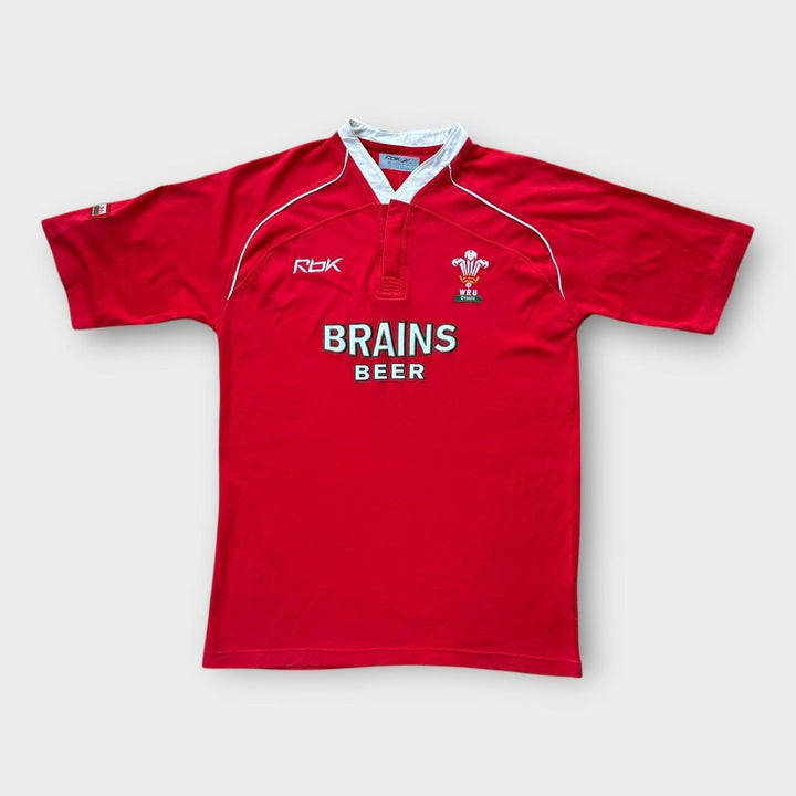 Vintage Wales Rugby-Top – mittelgroß