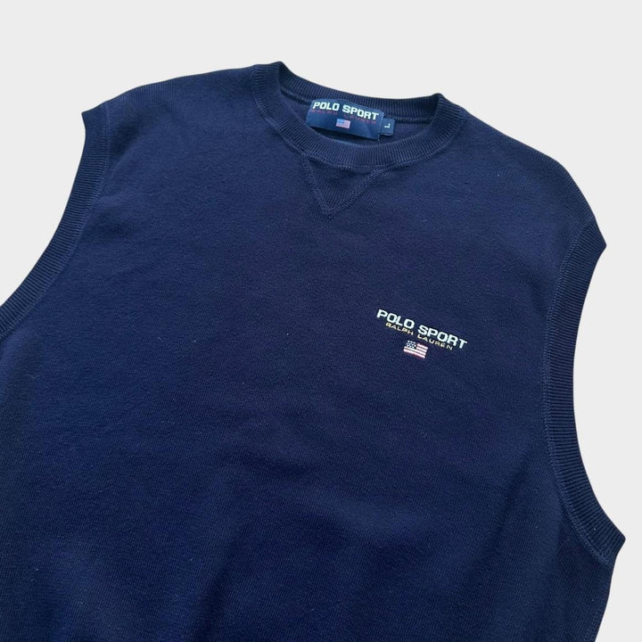 Polo-Sportstrickweste – groß