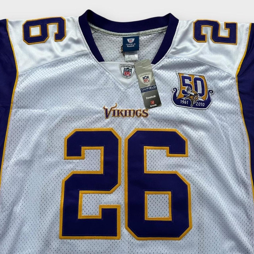 Reebok Vikings NFL-Trikot – XXL (Maße prüfen)