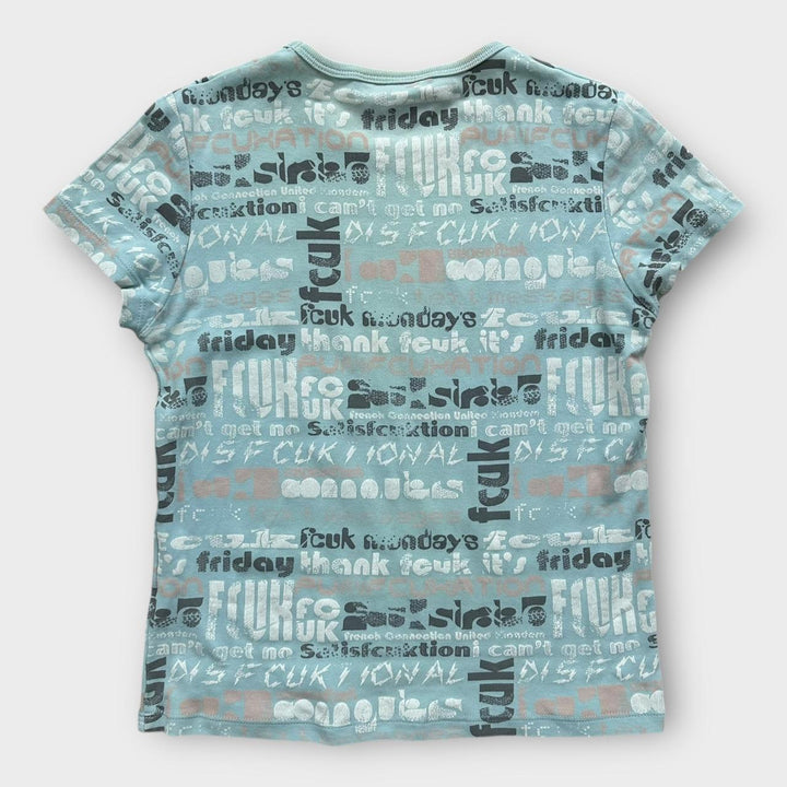 Vintage Y2K FCUK T-Shirt – Damen groß