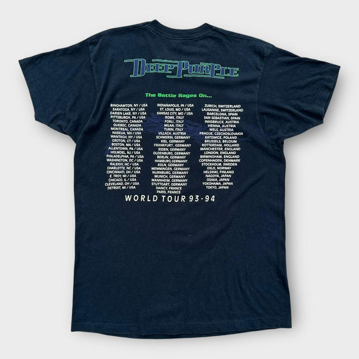 Vintage 1993 Deep Purple Band-T-Shirt – groß