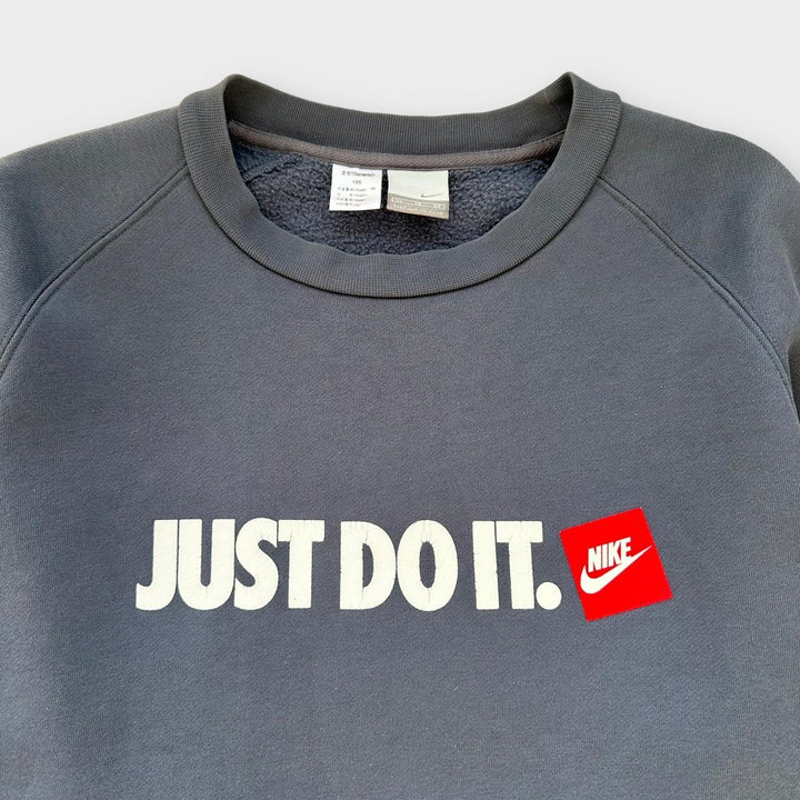Vintage Nike Buchstabier-Sweatshirt – mittelgroß