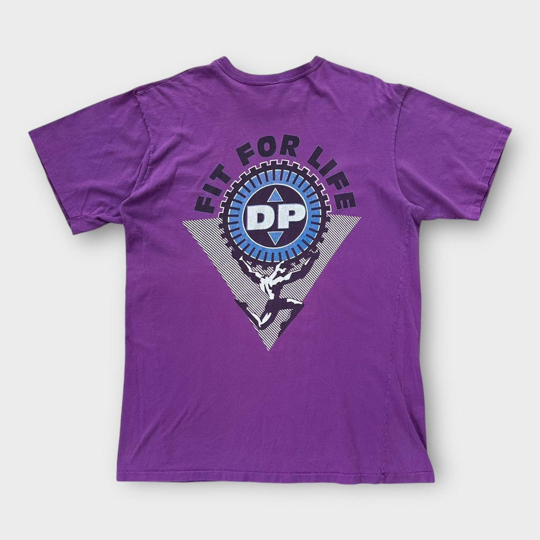 Vintage-Fitness-Grafik-T-Shirt – XXL