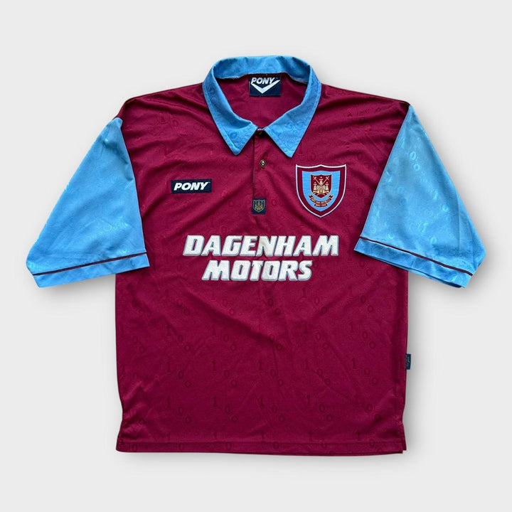 Vintage West Ham Fußballtrikot – groß (baggy)