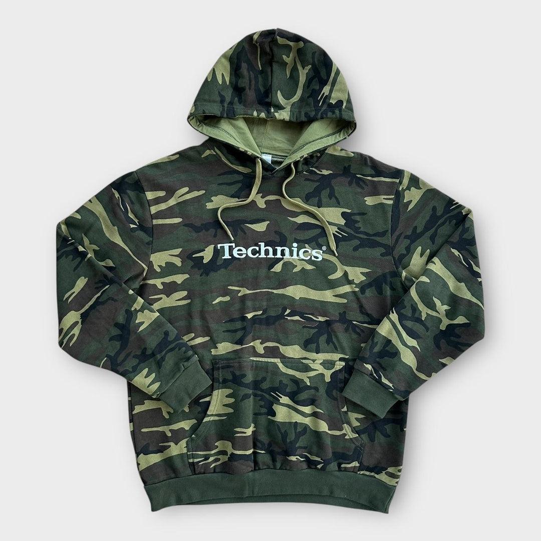 Vintage Technics DJ Kapuzenpullover – groß