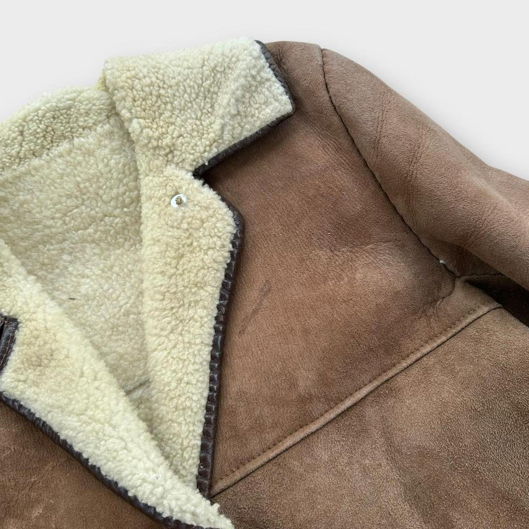 Vintage Schaffelljacke – mittel