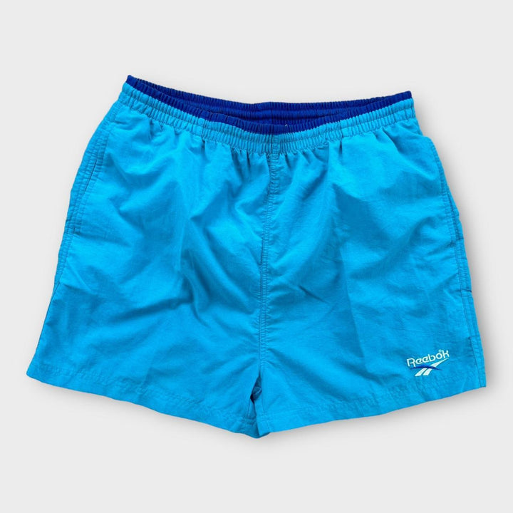 Blaue Reebok-Shorts – klein (elastisch mit Kordelzug)