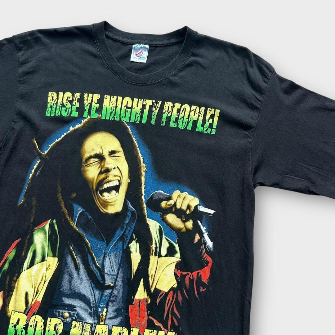 Bob Marley Grafik-T-Shirt – XXL (passt wie ein großes)