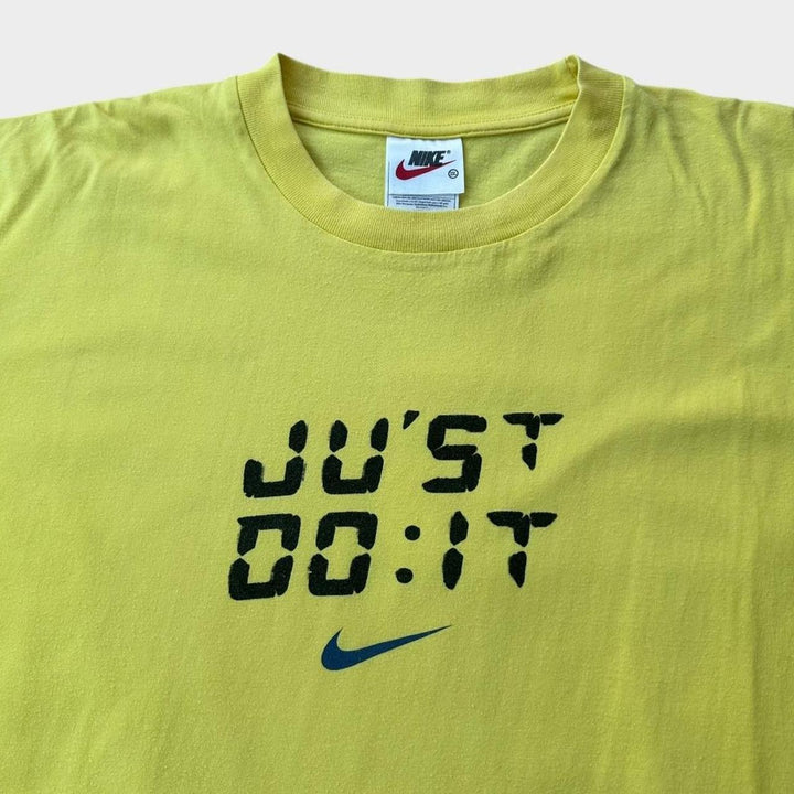 Vintage Nike Just Do It Schablonen-T-Shirt – XXL