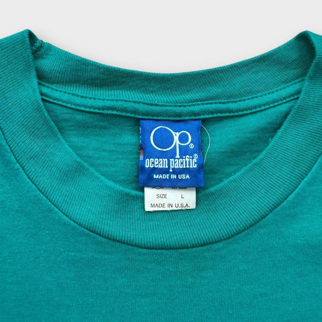 Vintage T-Shirt mit Ozean-Pazifik-Grafik – groß
