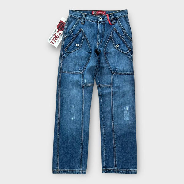 Vintage Y2K Jeans mit weitem Bein – 28 Taille