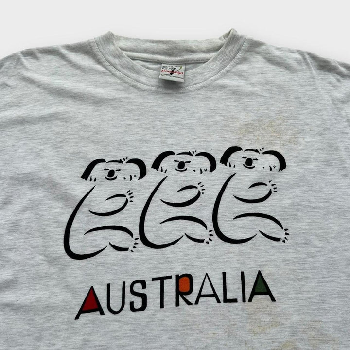 Australien Vintage Grafik-T-Shirt – XXL