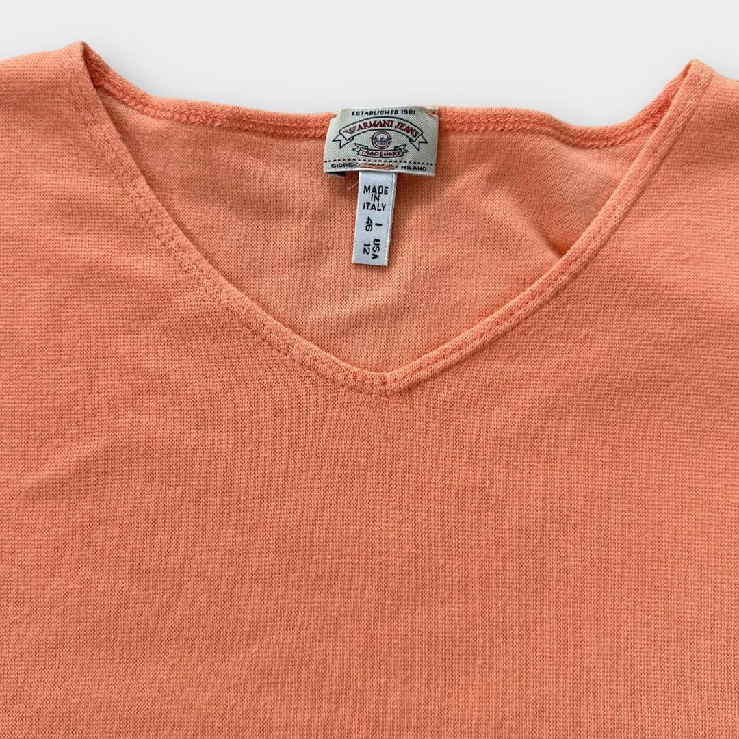 Y2K Armani Jeans-T-Shirt – UK16