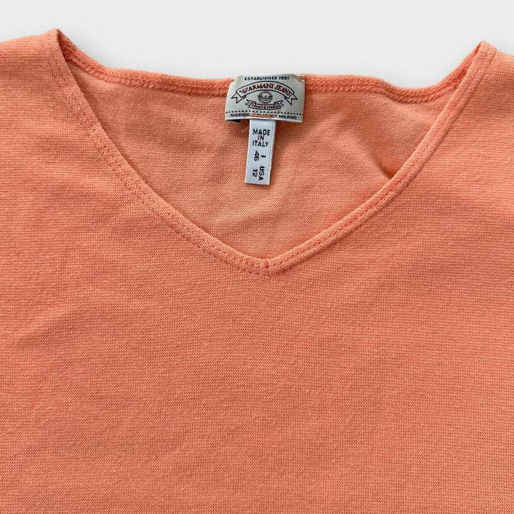 Y2K Armani Jeans-T-Shirt – UK16