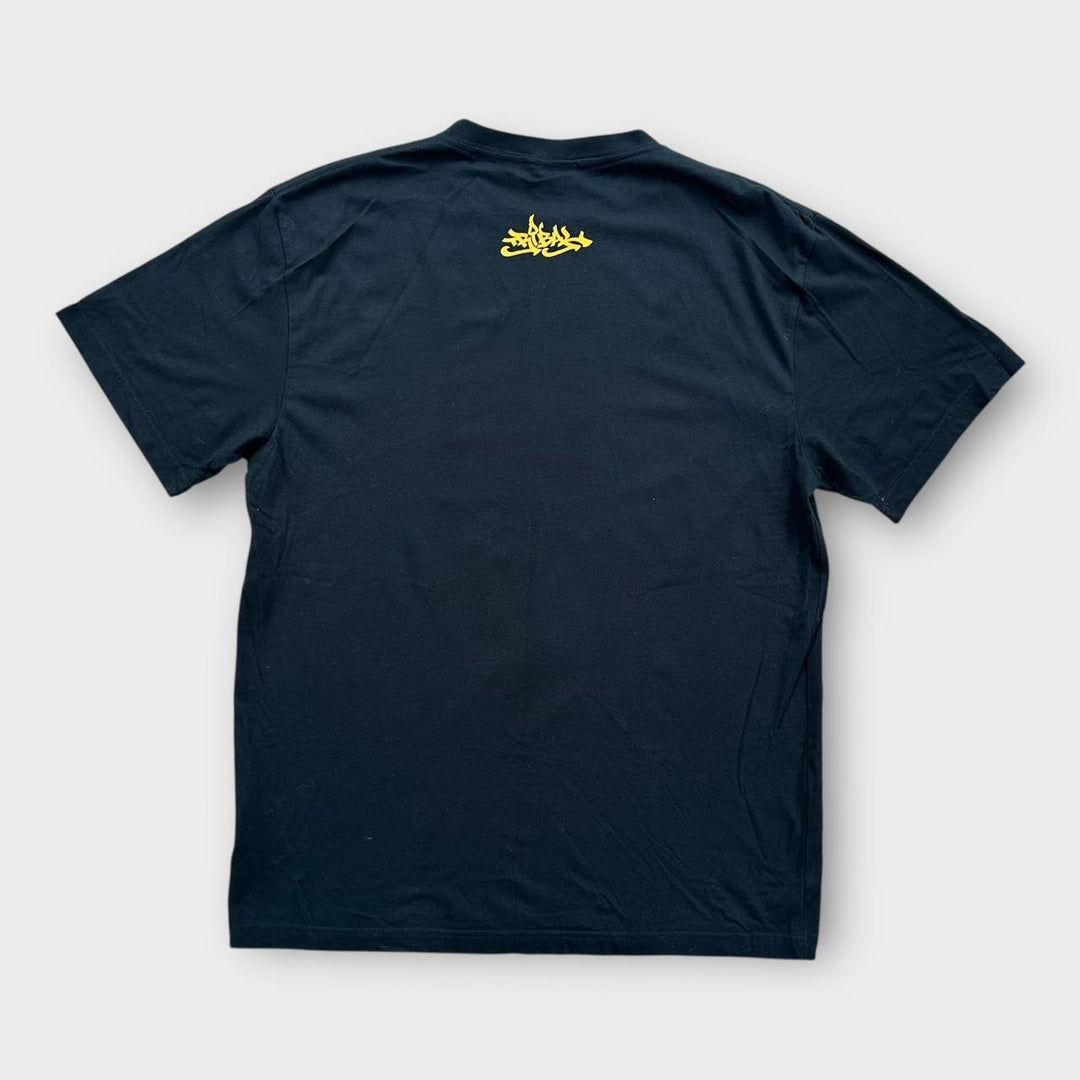 Y2K Hip-Hop Tribal Grafik-T-Shirt – XL