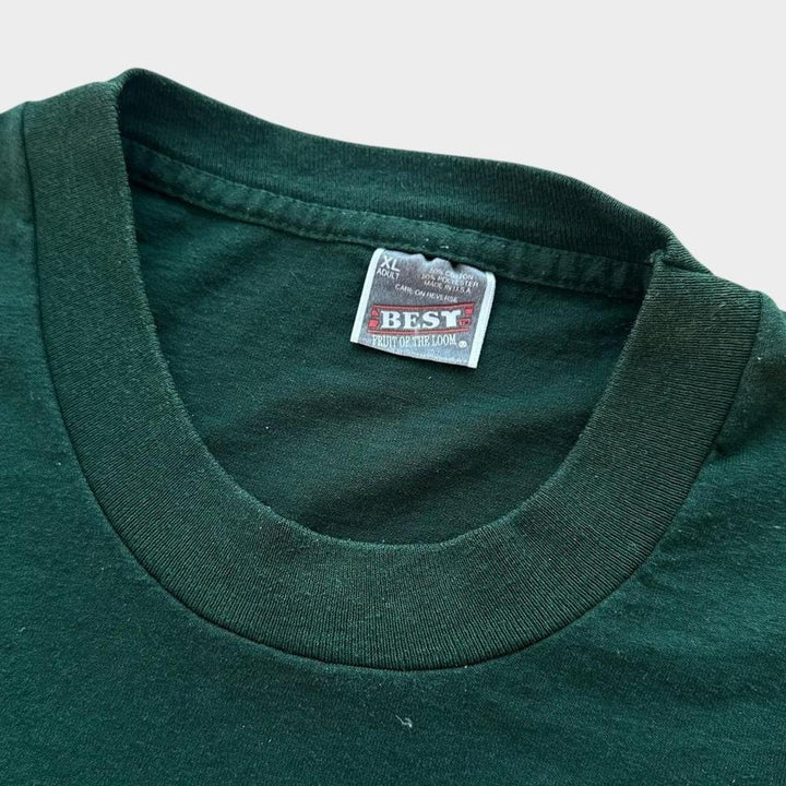 Vintage Fruit of the loom Blanko-T-Shirt - XL