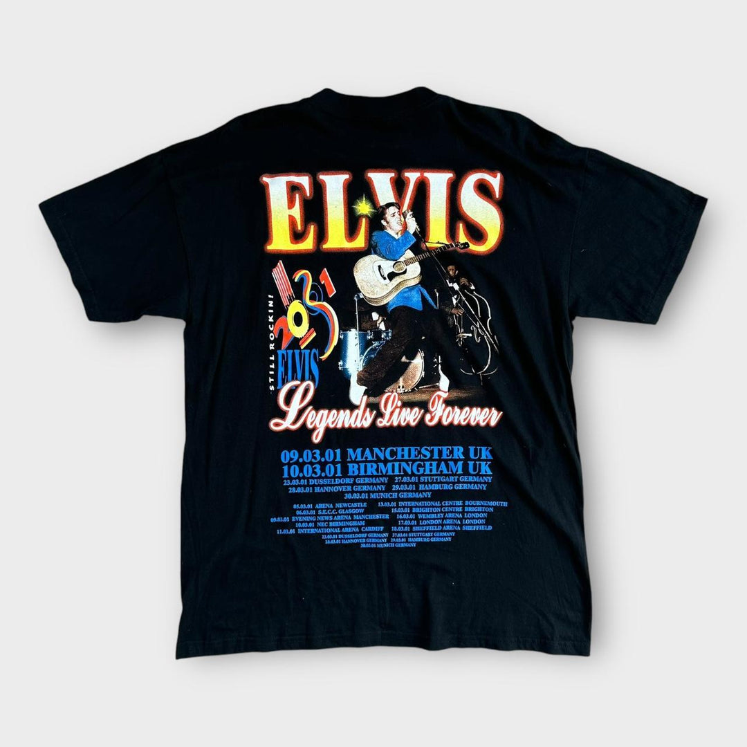 Vintage Elvis Grafik-T-Shirt – XL