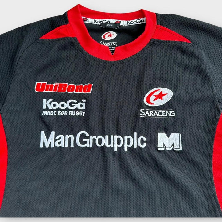 Vintage Saracens Rugby-Top – mittelgroß