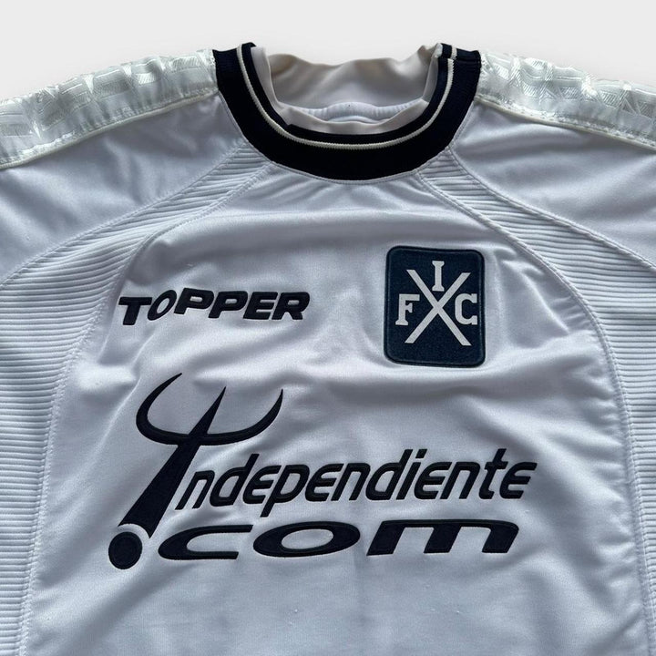 Vintage Independiente Fußballtrikot – groß