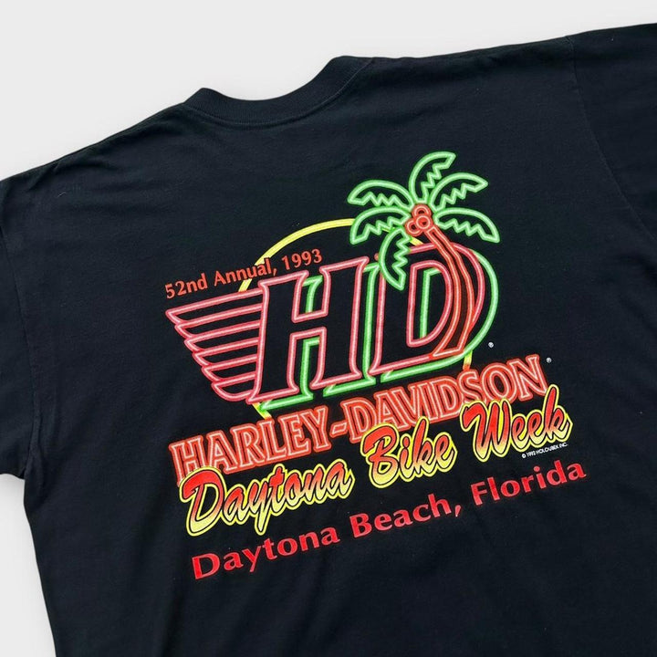 Vintage Harley Davidson Grafik-T-Shirt – XL