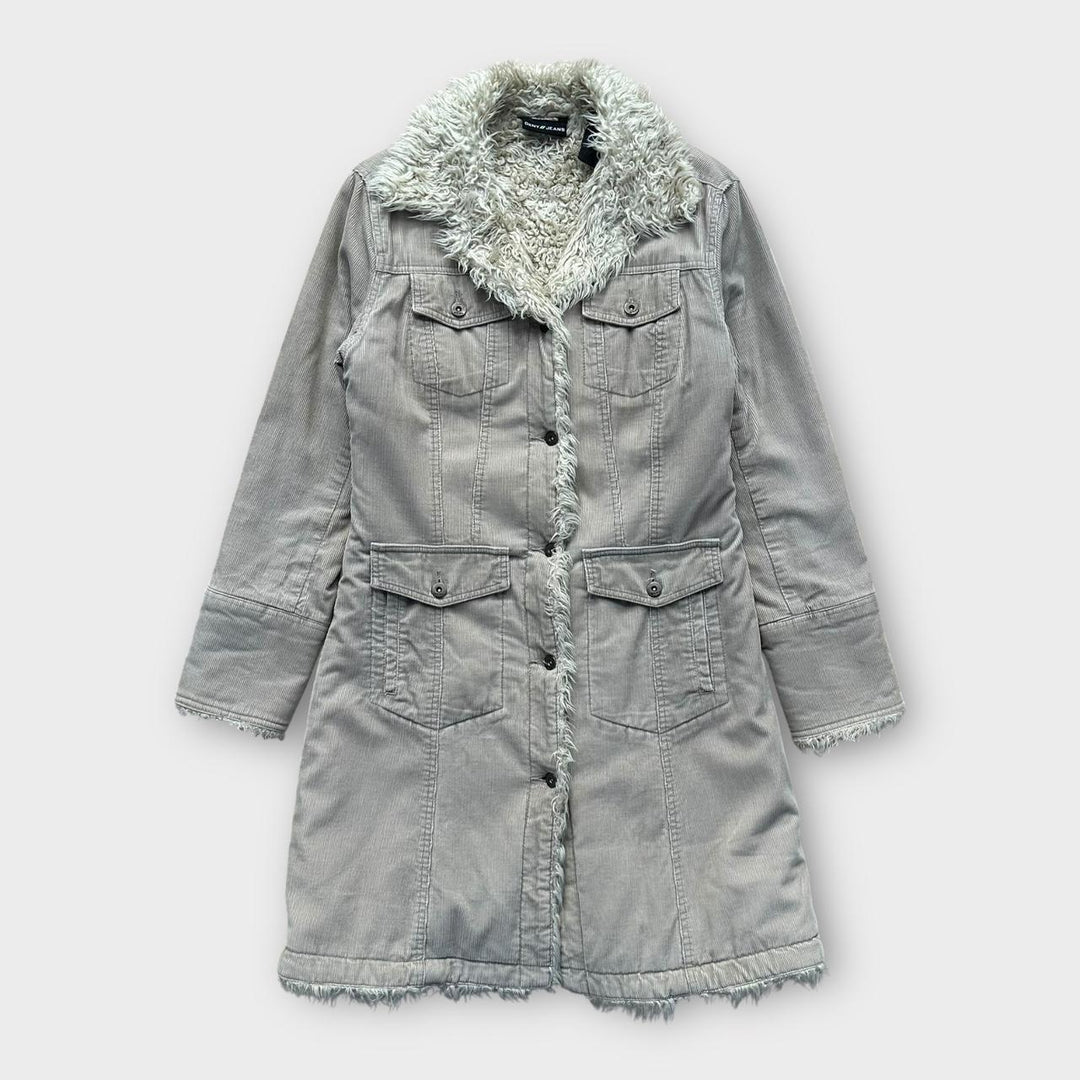 DKNY Jeans Afghan-Jacke – Damen-Medium