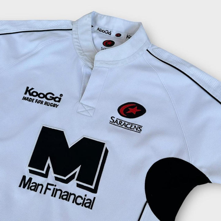 Vintage Saracens Rugby-Shirt – groß