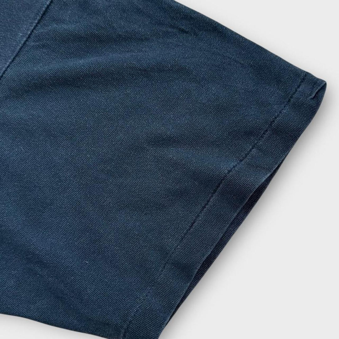 Vintage Single-Stich-Biker-Grafik-T-Shirt – XL