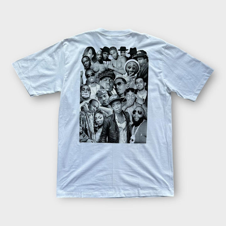 Y2K Hip-Hop-Grafik-T-Shirt – XL