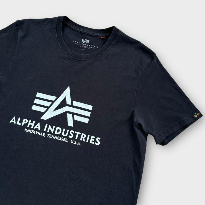 Alpha Industries Grafik-T-Shirt – mittelgroß