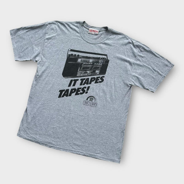 T-Shirt mit DJ-Tape-Grafik – XL
