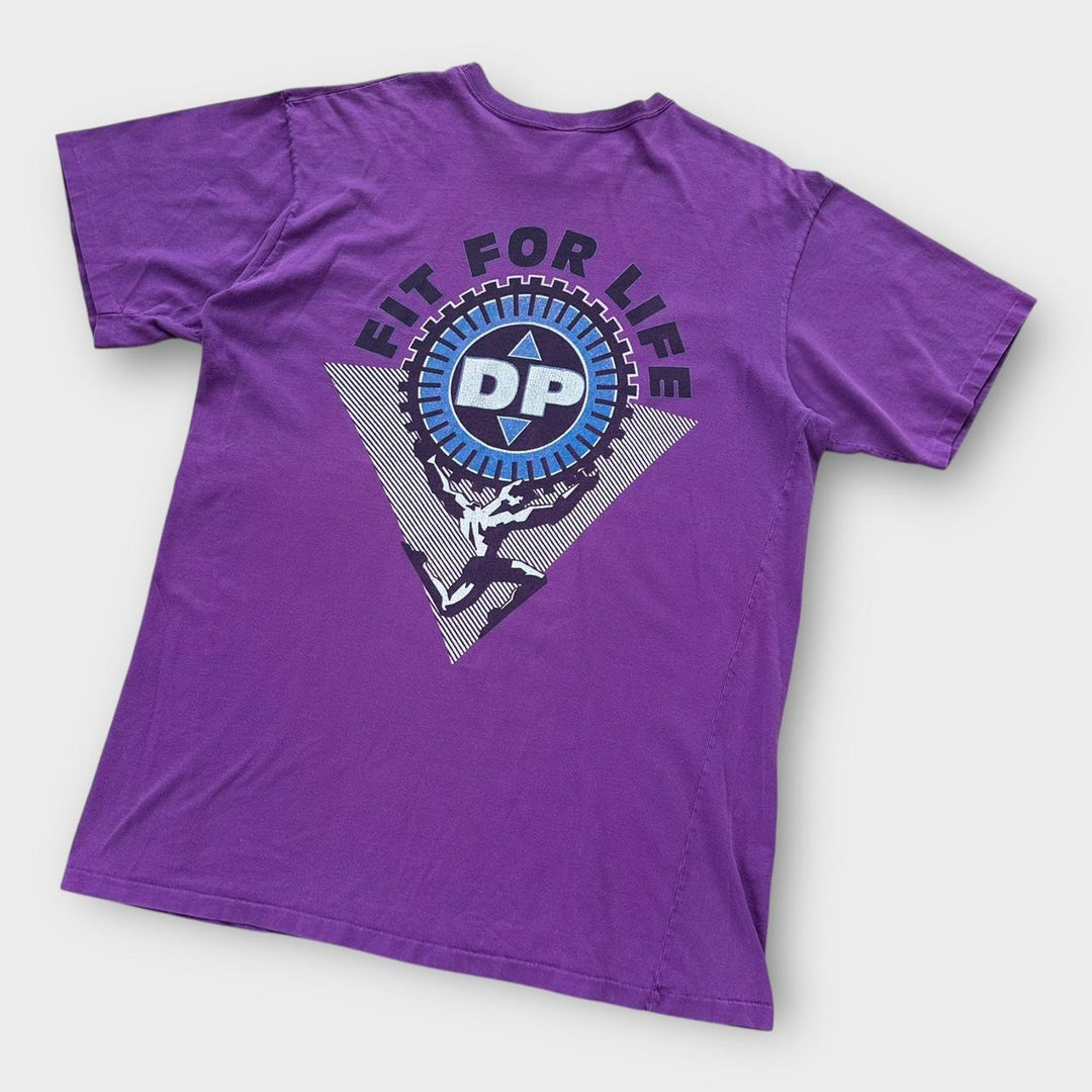 Vintage-Fitness-Grafik-T-Shirt – XXL