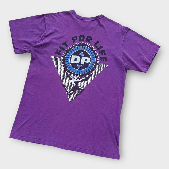 Vintage-Fitness-Grafik-T-Shirt – XXL