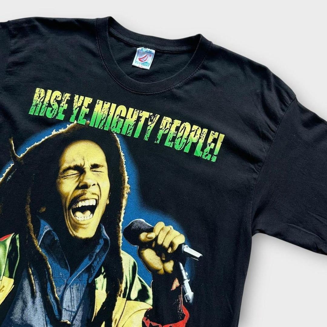 Bob Marley Grafik-T-Shirt – XXL (passt wie ein großes)