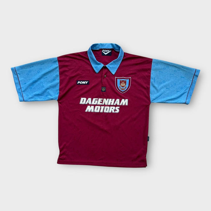 Vintage West Ham Fußballtrikot – groß (baggy)