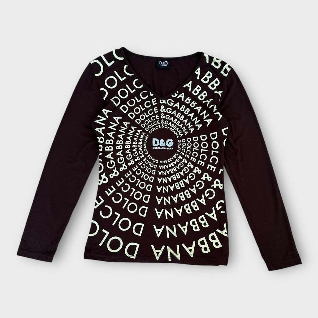 D&G Y2K-Top BRAUN – Damengröße L