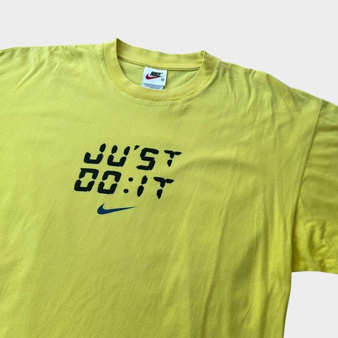 Vintage Nike Just Do It Schablonen-T-Shirt – XXL