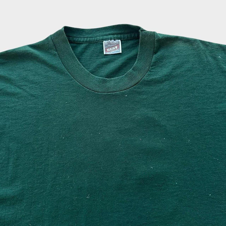 Vintage Fruit of the loom Blanko-T-Shirt - XL