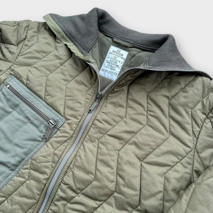 Vintage deutsche Militär-Linerjacke – mittelgroß