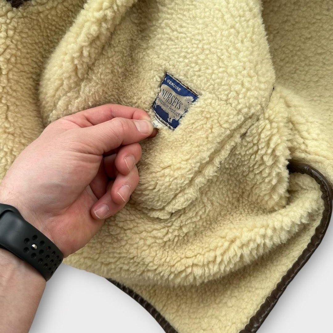 Vintage Schaffelljacke – mittel