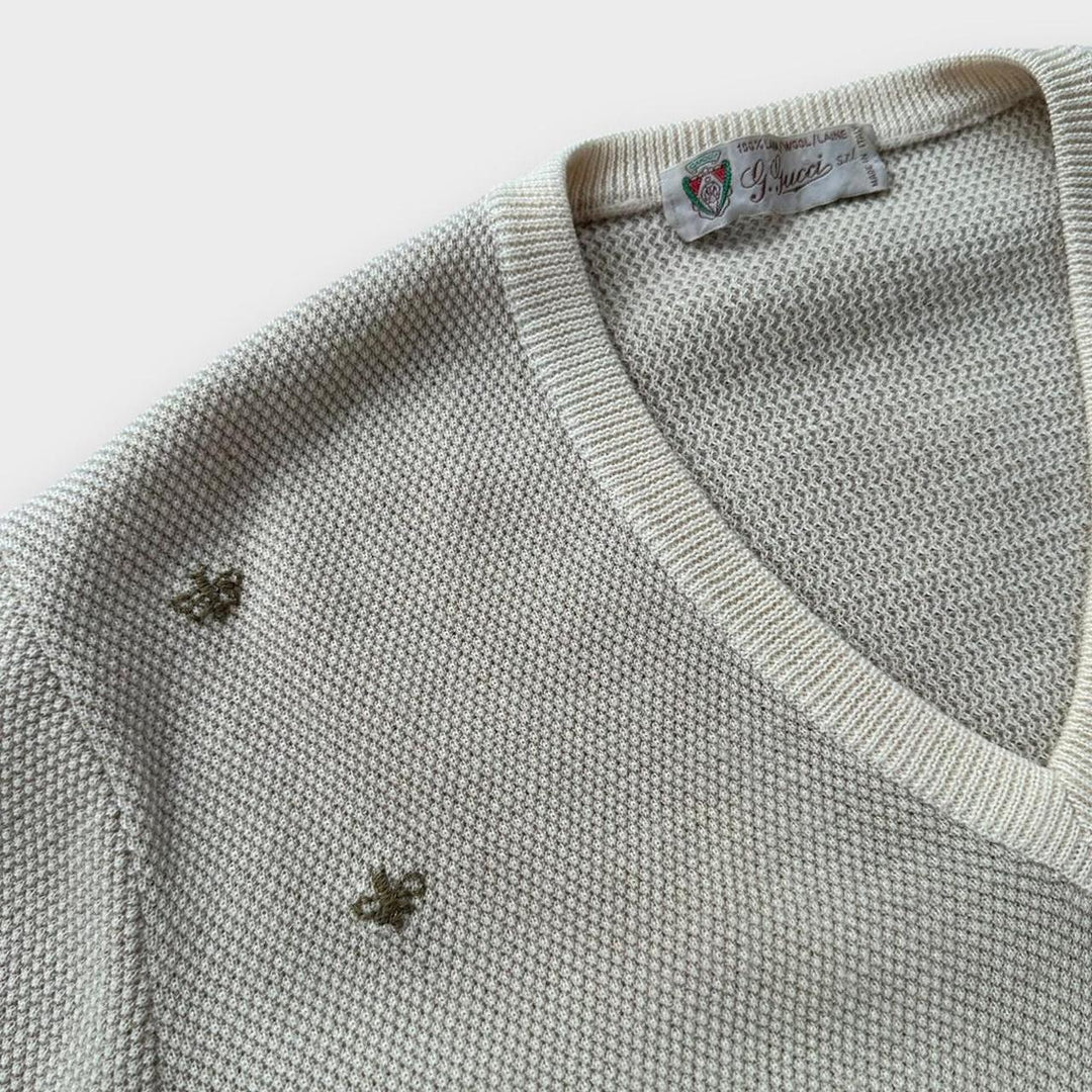Vintage 90er Gucci Strickpullover – mittel