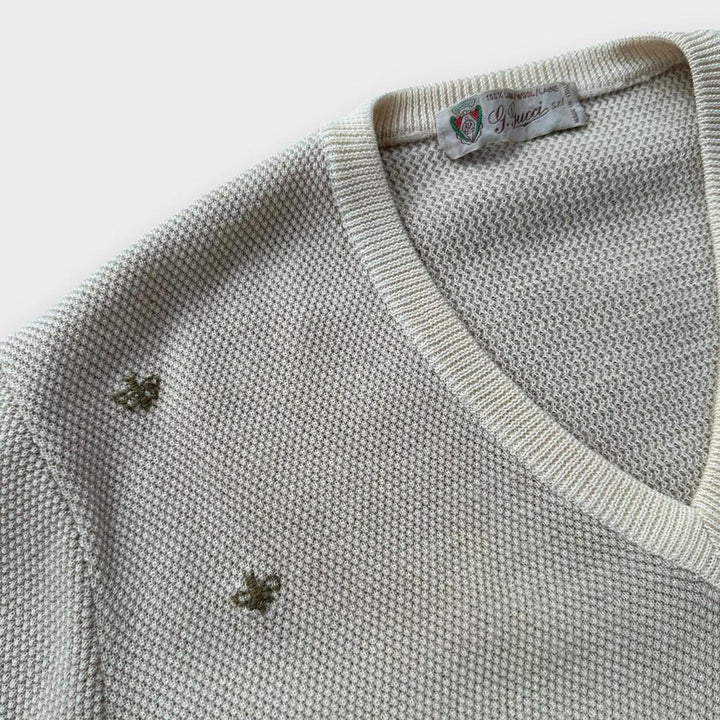 Vintage 90er Gucci Strickpullover – mittel