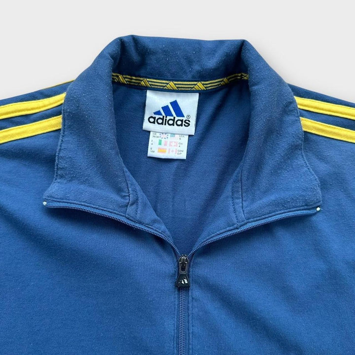 Adidas Sweatshirt mit Viertelreißverschluss – klein