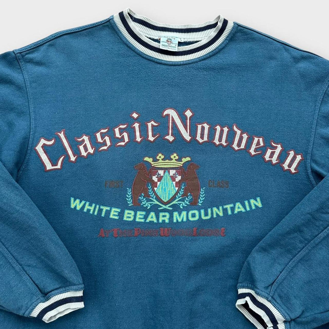 Vintage-Sweatshirt mit Grafik – groß