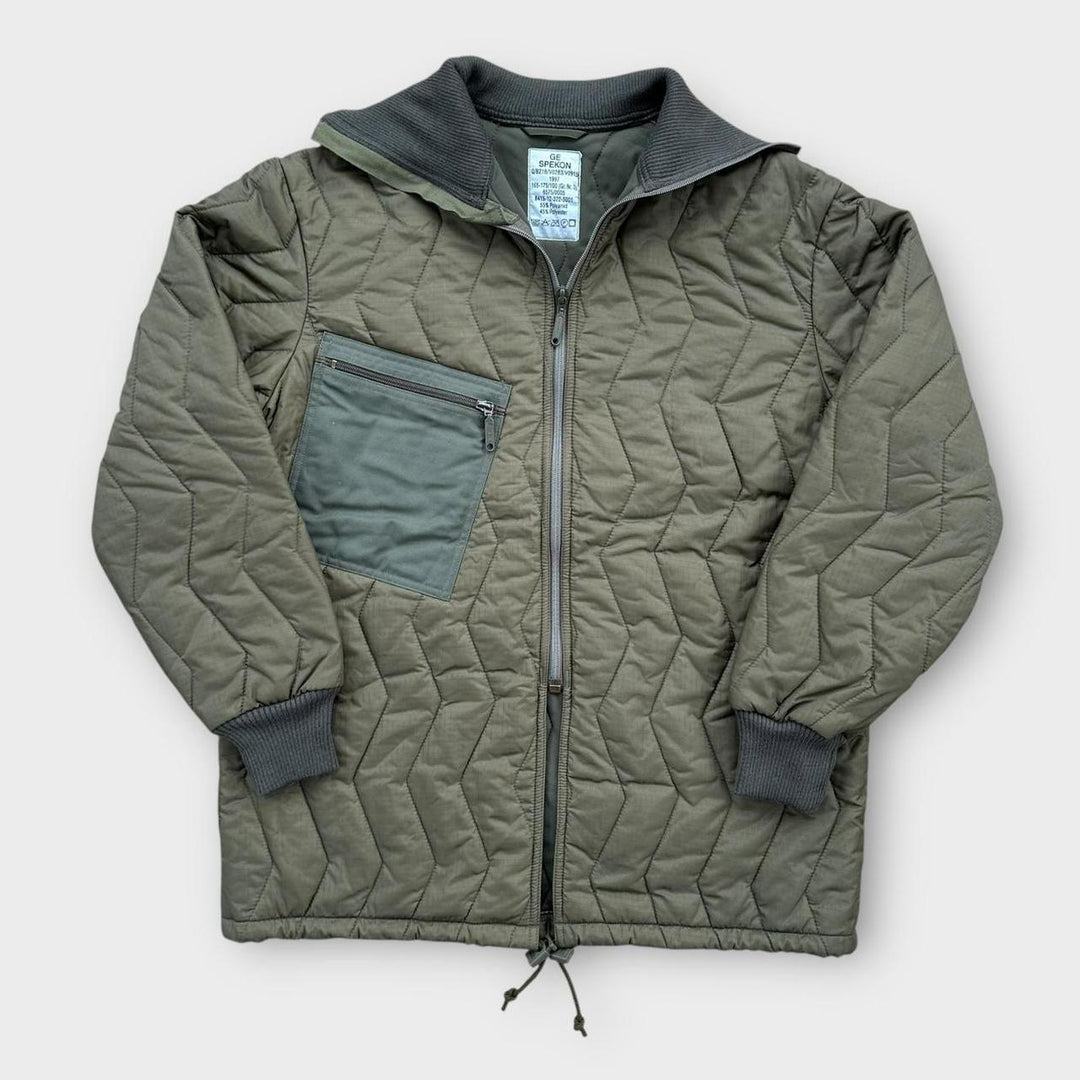 Vintage deutsche Militär-Linerjacke – mittelgroß