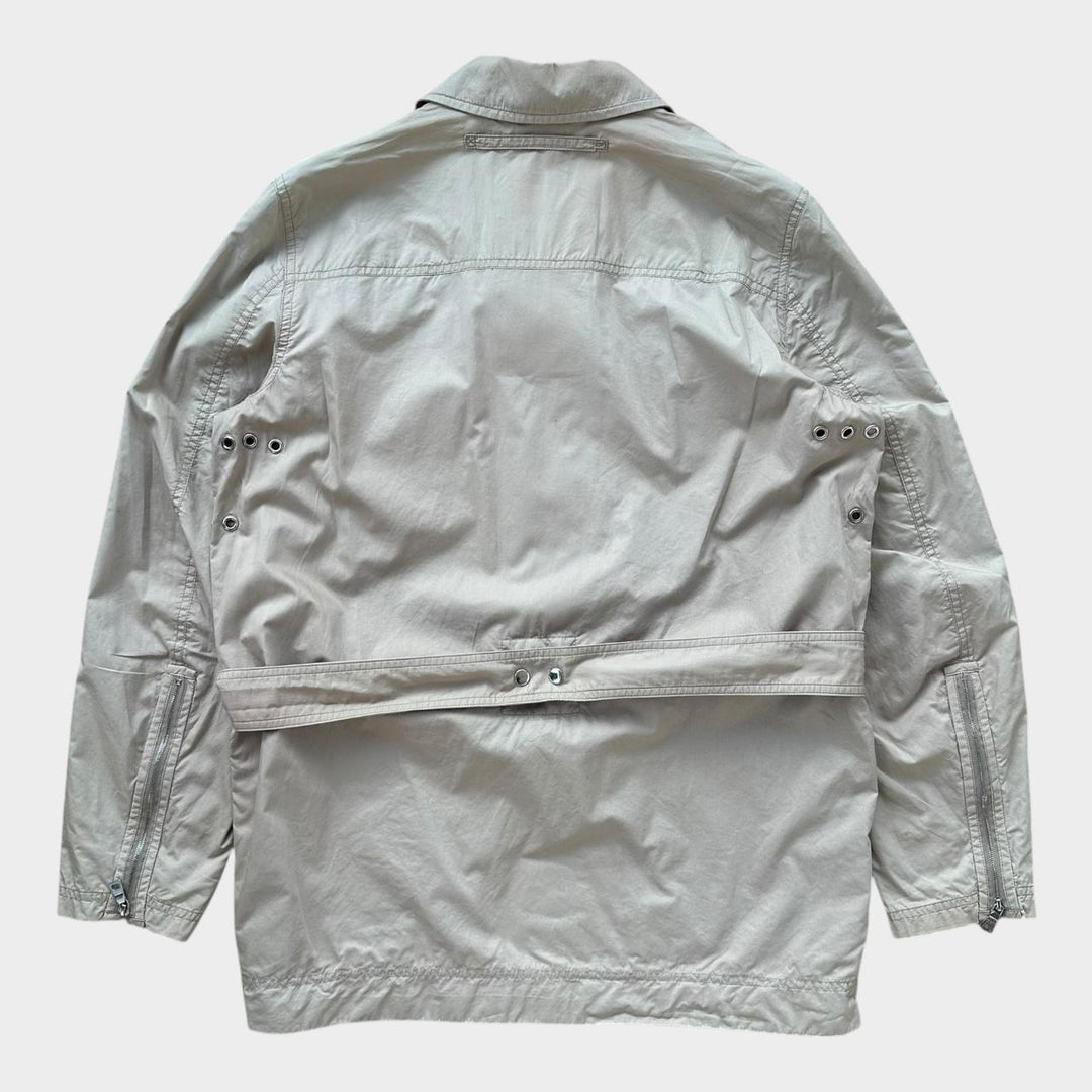 Prada Sport technischer Trenchcoat – Damen mittlere Größe 44 (kariert