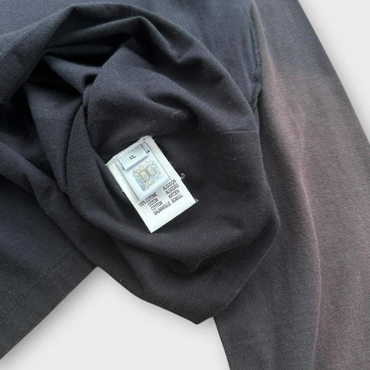 D&G Spell Out Langarm-T-Shirt – Junior XL (Damen groß)